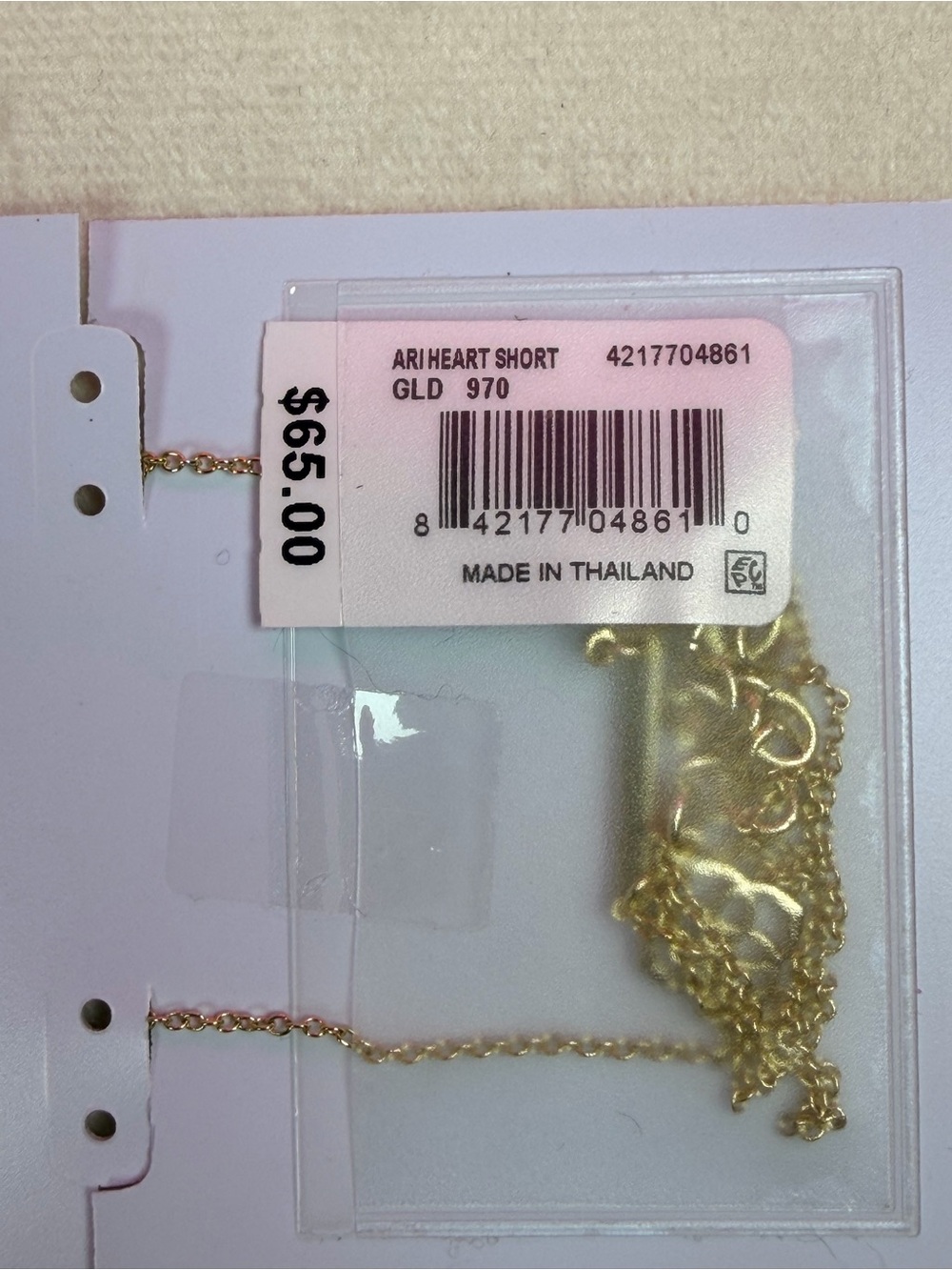 Kendra Scott Ari Heart Gold Pendant Necklace White Druzy $65 - Picture 6 of 6